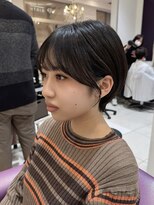ハピネス 河原町店(Happiness)&nbsp;ショートカット　顔まわりカット　京都美容室　進詩織