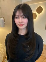 LUVISM 栄店/名古屋/ダブルカラー/ブリーチ/顔周りレイヤー/学割【5月1日OPEN(予定)】 レイヤーカット/レイヤー/ウルトワトリートメント/yuria