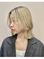 フェイス 石川町 (FACE) 切りっぱなしボブレイヤーボブくびれボブ前髪あり横浜石川町