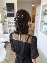 ルシードスタイル　ムースユイット(LUCIDO STYLE mousse8)&nbsp;【ヘアセット】ハーフアップ