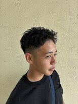 キャパジャストヘアー(CAPA just hair)&nbsp;メンズ、ツーブロック×アップバンクショート