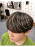 福井限定【平日/メンズ限定】カット＋ブリーチハイライトカラー ￥19,800