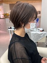 オーロ Costa西宮北口(ORO)&nbsp;大人ショートボブ丸みショートカットマッシュショート前髪あり
