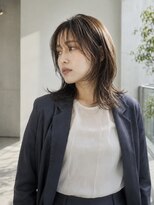 フィエル(Fier)&nbsp;大人ミディ　レイヤーカット×マロンベージュ