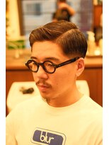 ニューデイ バーバー ショップ(NEWDAY BARBER SHOP)&nbsp;ローフェードサイドパート