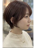 ソレイユ 新宿御苑前 (SOLEIL)&nbsp;221. 赤茶ショートボブ/小顔カット/艶カラー/グレージュ