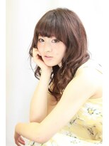 アールヘア ナチュラルアンドオーガニックサロン&nbsp;愛されガーリーウエーブ【スモーキーピンクカラー】