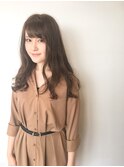 ミルクティーベージュ×ロング