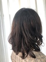 クオリス 上福岡店(QUALIS)&nbsp;無造作パーマ/抜け感ミディアム/20代30代40代/ココアブラウン/