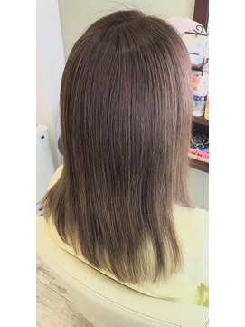 ヘアーズ ジール(hair's Zeal) 艶カラー☆グレージュ