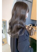 ハバナ 天神(HAVANA)&nbsp;大人かわいいハイライトグレージュ×ふんわりウェーブロング