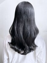 アイティーバイアルバム 藤沢店(IT by ALBUM)&nbsp;グレーブラック_フェザーバングマッシュショート_ba324191