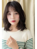 モッズヘア 越谷(mod's hair) アッシュブラックくせ毛風フレンチカジュアルZ越谷20代30代40代