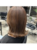 ハイライト透明感カラー