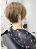 大人可愛い 20代30代40代 丸みショートスタイル