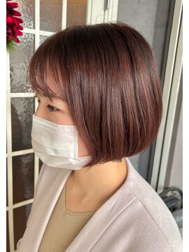 グリー ヘアープロデュース(Gree hair produce) 【Gree金子】ショートボブ/テラコッタ/ショコラベージュ