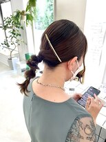 ヘアー アイス カンナ(HAIR ICI Canna) まとまりばっちりの人気のタイトアレンジ！