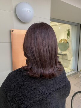 ジェムバイアルテフィーチェ(gem by artefice) ボブ×ピンクバイオレット