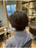 ニュアンスカラー×ショート/刈り上げショート/30代40代50代