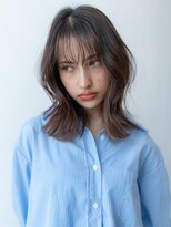 オースティン 登戸向ケ丘遊園(AUSTIN)&nbsp;大人かわいい前髪セシルカットココアブラウンフリンジウェーブ