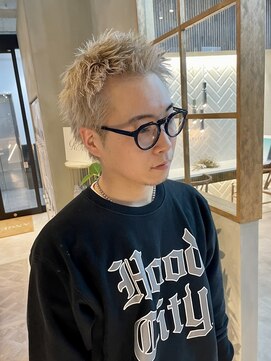 アンジェリカ 広島駅前店(ANGELICA) 【angelica__macha】ハイトーンザクザクショート