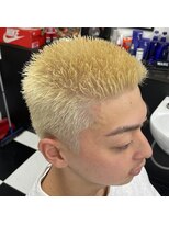 ザ フェイダーズ(The Faderz) スパイキーショートハイトーンダブルカラー短髪ボウズブリーチ