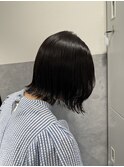 地毛風カラー＋ボブ