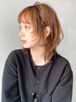 レクタ(RECTA)&nbsp;レイヤーロンググレーベージュアッシュベージュ前髪パーマ4