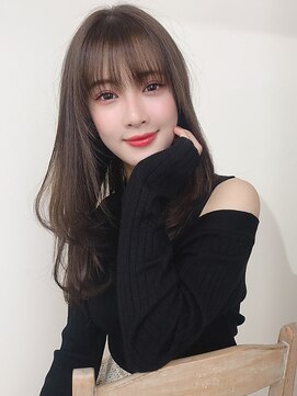 ジアン バイ ミルボン 西宮ガーデンズプラス(GIEN by milbon) 透明感カラー/セピアベージュ/福原 浩一