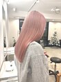 プネル(punel) ロングヘアと相性の良い柔らかいピンクカラー