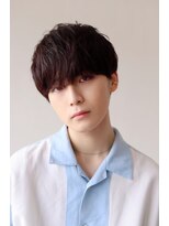 メンズカット バイ ソイクフ(メンズカット by SOY-KUFU) MEN’SHAIRアッシュブラックマッシュヘア