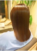 艶髪セミロング/アッシュブラウン