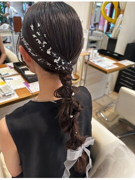 フレイストート(Frais Tout) 結婚式　パーティー　ヘアセット　ローポニー　韓国風　横浜駅