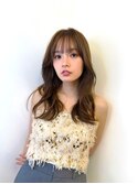 甘めくびれ_メルティカラーフェミニンロング似合わせカット
