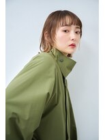 リトル 飯塚(little)&nbsp;イヤリングカラーと外ハネでお洒落ボブ