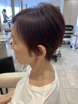 アッシュ 仙川店(Ash) 50代60代まとまり艶ショート髪質改善ボリュームUPエイジングケア