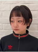 オン眉ショート