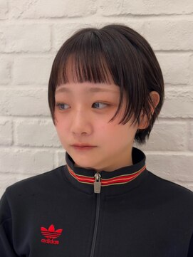 カット ドット 吉祥寺(cut.) 垢抜け確実◎ぱっつんオン眉ショート