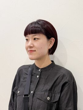 ルーム(room) [Soa 水谷]ボブ×チェリーレッドカラー