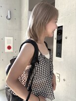 スリバー(sliver)&nbsp;【松井蓮】ハイトーンにもレイヤーで乾かしただけで可愛く