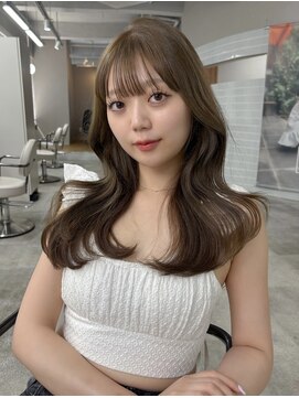 ボタン ハカタ(VOTAN hakata) オリーブブラウン/透明感カラー/レイヤーカット