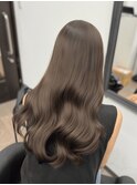 ブリーチなしマロンベージュ
