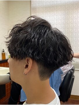 メンズ美容室 タカミ 波巻きパーマ