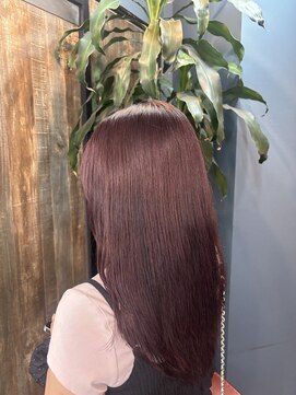 ユニコヘア(unico hair) ミディアム×暖色カラー