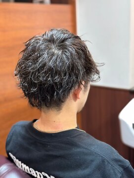 ケースタイル ヘアスタジオ 神保町店(K STYLE HAIR STUDIO) 波巻きツイストスパイラル/メンズパーマ/眉/ツーブロック/理容室