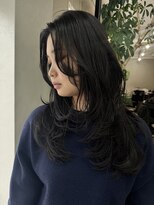 ダイアモンドリリーキートス(Diamond Lily kiitos)&nbsp;黒髪カタログ/クラゲヘアー/オリーブグレー/一宮/レイヤーカット