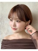 【岩田莉奈】ナチュラルレイヤーショートでひし形シルエット新宿