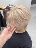 MEN’S HAIR/サーフカール/刈り上げセンターパート/渋谷