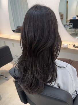 ソソ(soso.) ミディアムヘア/暗めカラー/グランマッシュ/木更津