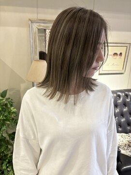 ヘアーデザイン シュシュ(hair design Chou Chou by Yone) ハイライト/白髪染め/白髪ぼかし/福岡美容院/天神カラー